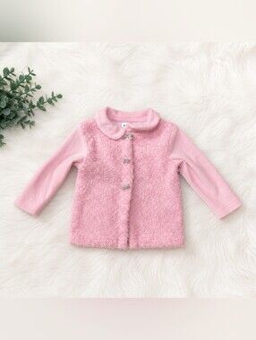 George Cardigan Baby Girls sweater Size 0-3m